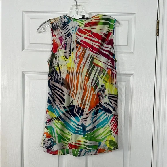 Spense Multicolor Abstract Print Tank Top - Picture 4 of 4